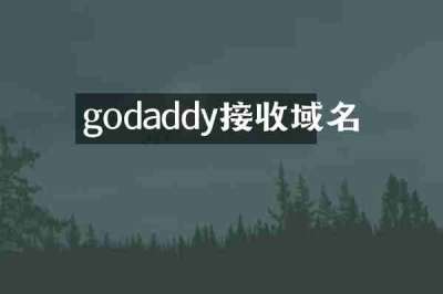 godaddy接收域名