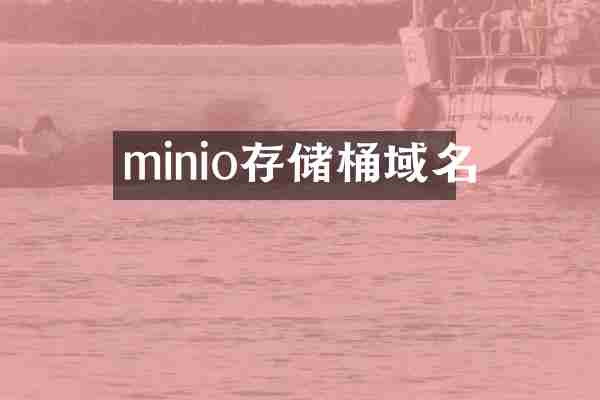 minio存储桶域名