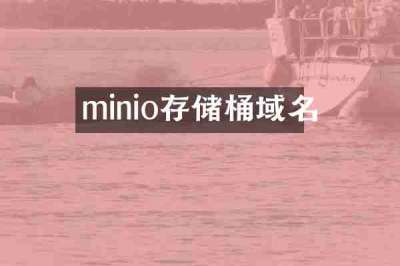 minio存储桶域名