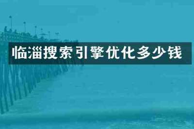 临淄搜索引擎优化多少钱