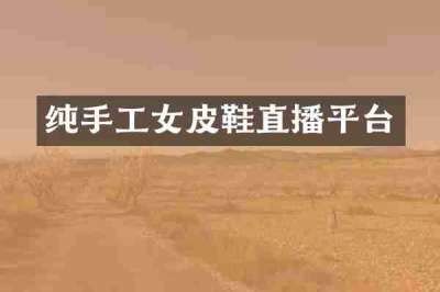 纯手工女皮鞋直播平台