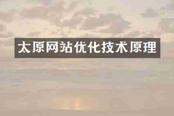 太原网站优化技术原理