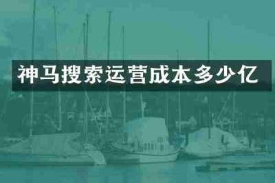神马搜索运营成本多少亿