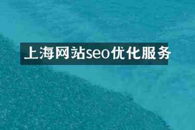 上海网站seo优化服务