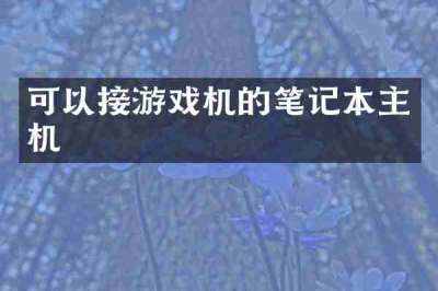 可以接游戏机的笔记本主机