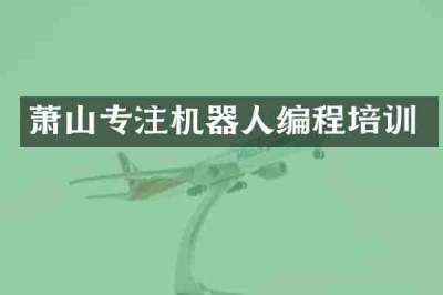 萧山专注机器人编程培训