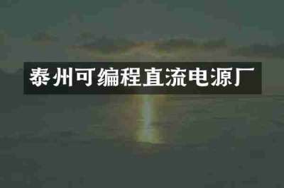 泰州可编程直流电源厂