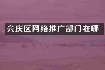 兴庆区网络推广部门在哪