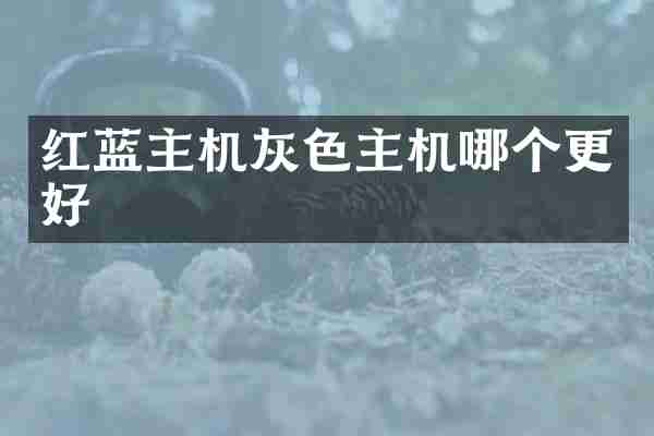 红蓝主机灰色主机哪个更好