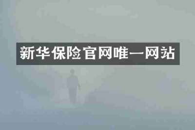 新华保险官网唯一网站