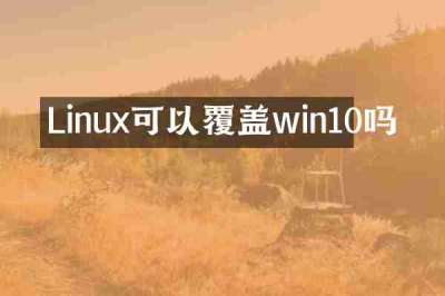 Linux可以覆盖win10吗