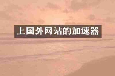 上国外网站的加速器