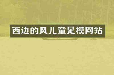 西边的风儿童足模网站