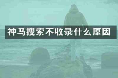 神马搜索不收录什么原因