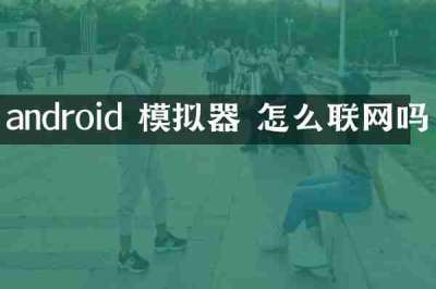 android 模拟器 怎么联网吗