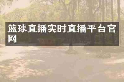 篮球直播实时直播平台官网