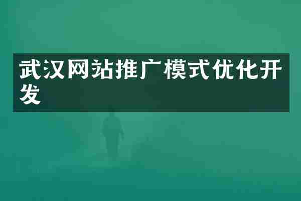 武汉网站推广模式优化开发