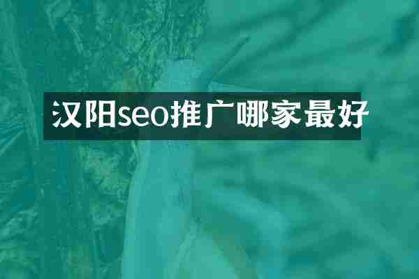 汉阳seo推广哪家最好