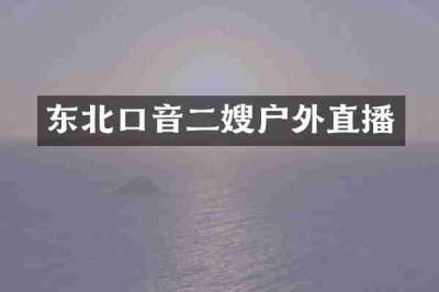 东北口音二嫂户外直播