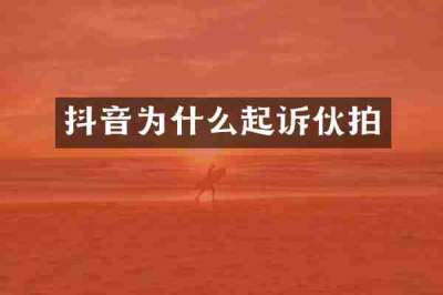 抖音为什么起诉伙拍