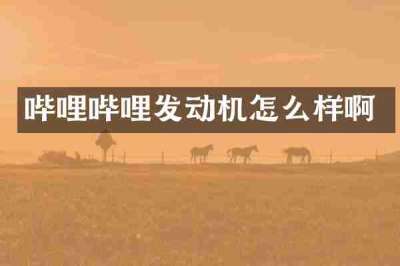 哔哩哔哩发动机怎么样啊