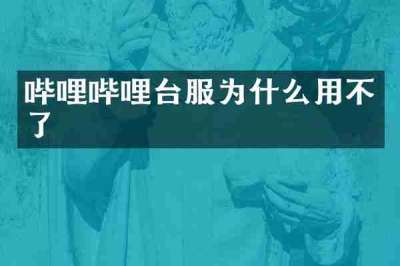 哔哩哔哩台服为什么用不了