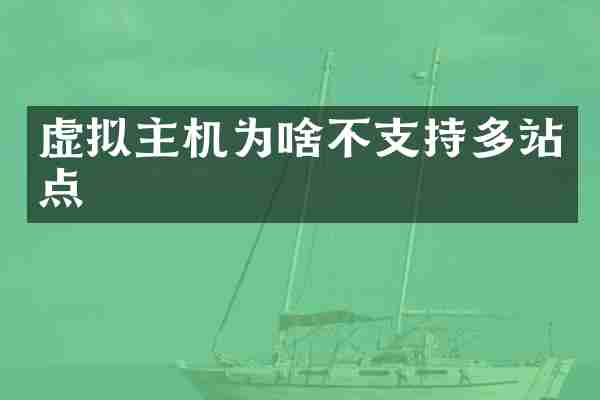 虚拟主机为啥不支持多站点