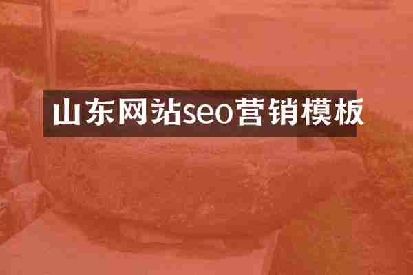 山东网站seo营销模板