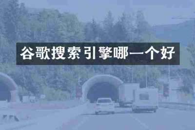 谷歌搜索引擎哪一个好