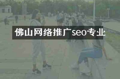 佛山网络推广seo专业