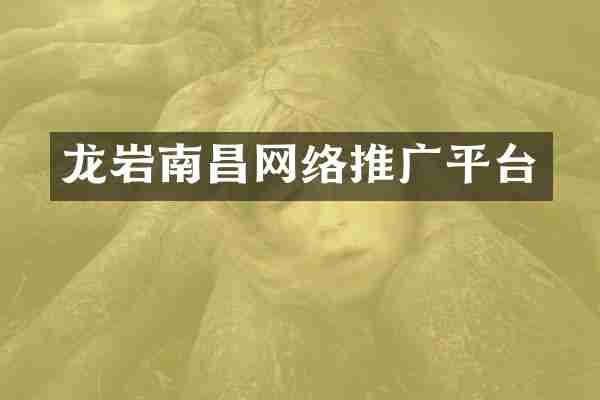 龙岩南昌网络推广平台