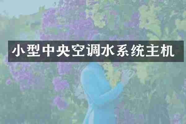 小型中央空调水系统主机