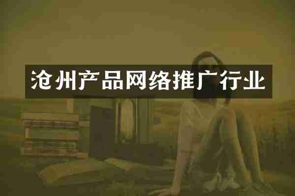 沧州产品网络推广行业