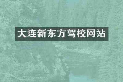 大连新东方驾校网站