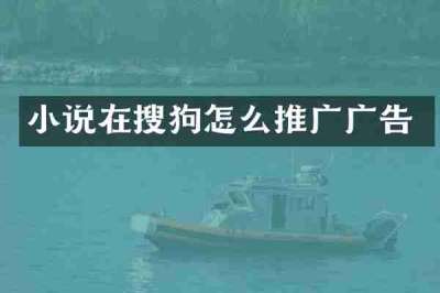 小说在搜狗怎么推广广告