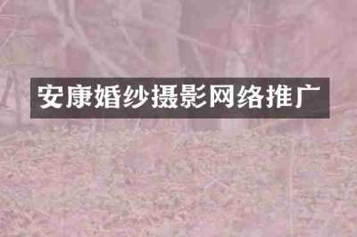 安康婚纱摄影网络推广