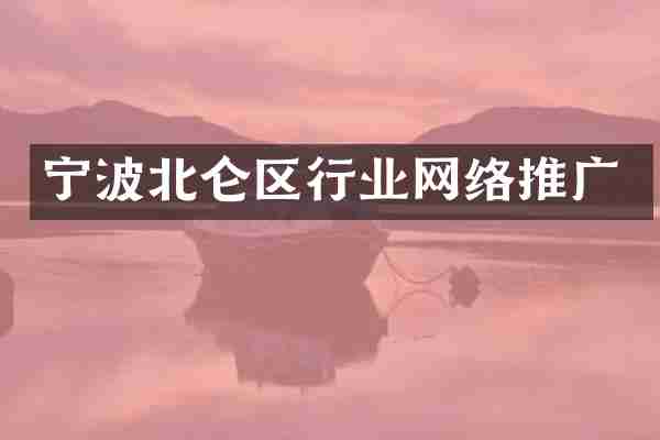 宁波北仑区行业网络推广