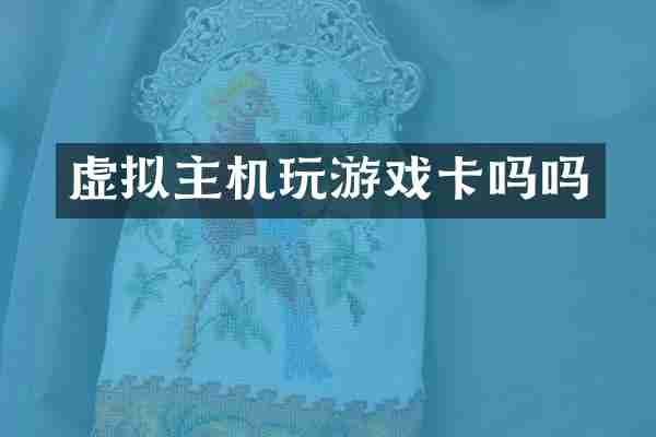 虚拟主机玩游戏卡吗吗