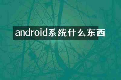 android系统什么东西