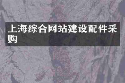 上海综合网站建设配件采购
