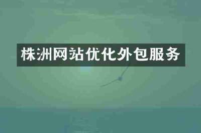 株洲网站优化外包服务