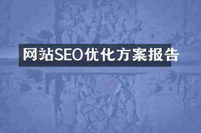网站SEO优化方案报告