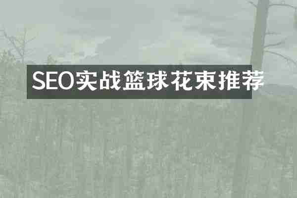 SEO实战篮球花束推荐