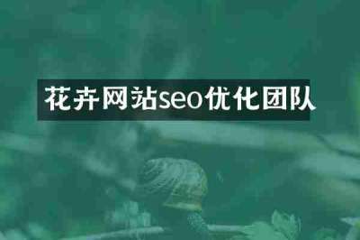 花卉网站seo优化团队