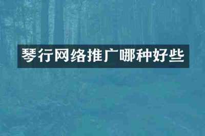 琴行网络推广哪种好些