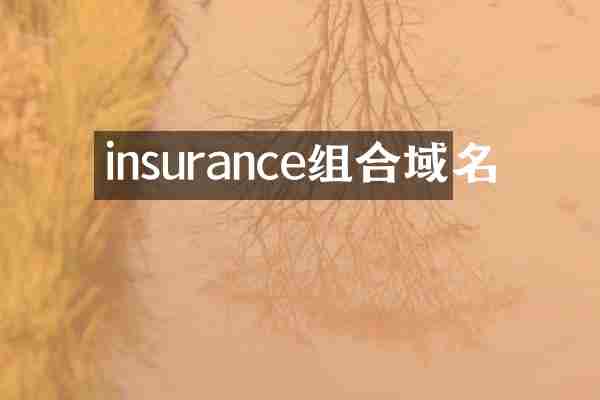 insurance组合域名