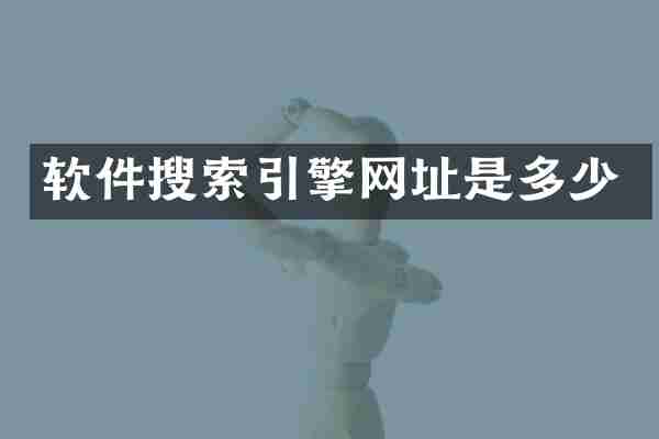 软件搜索引擎网址是多少