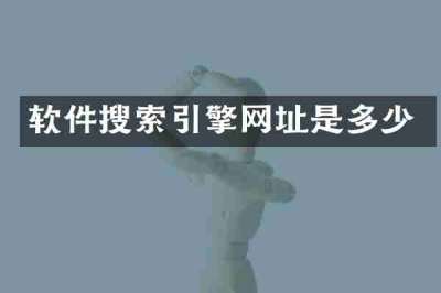 软件搜索引擎网址是多少