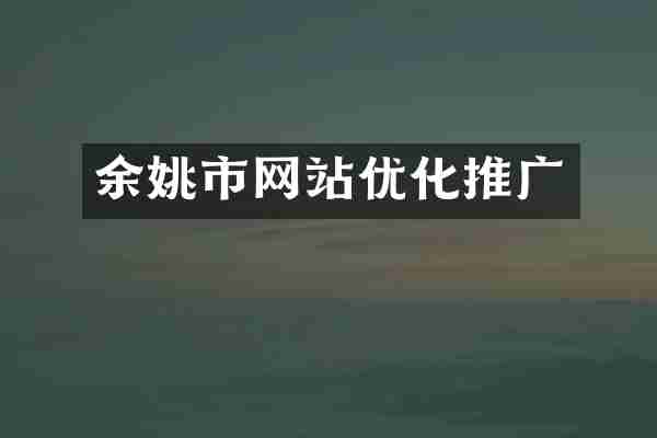 余姚市网站优化推广