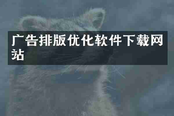 广告排版优化软件下载网站